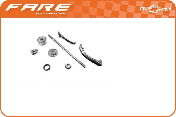 FARE SA 34939 - Комплект цепи привода распредвала autospares.lv