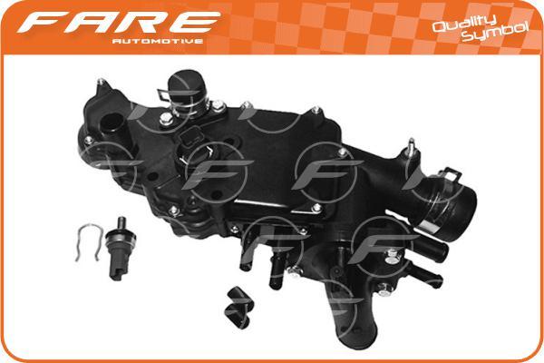 FARE SA 31866 - Термостат охлаждающей жидкости / корпус autospares.lv