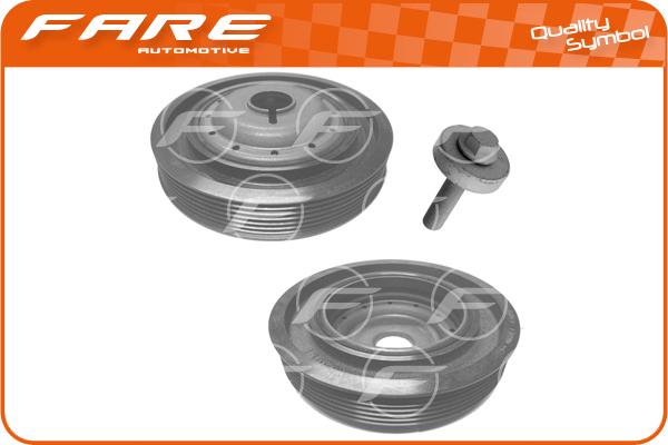 FARE SA 2987C - Шкив коленчатого вала autospares.lv