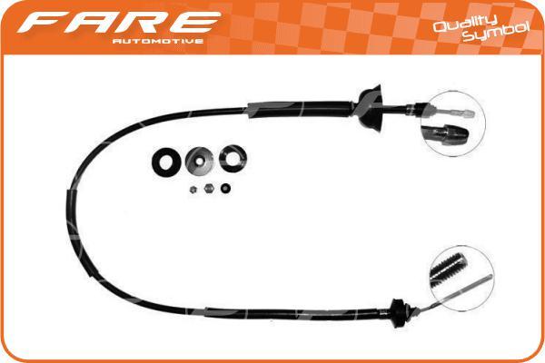 FARE SA 24403 - Трос, управление сцеплением autospares.lv