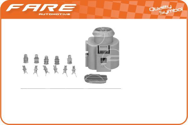 FARE SA 26602 - Ремонтный комплект кабеля, клапан возврата ОГ autospares.lv
