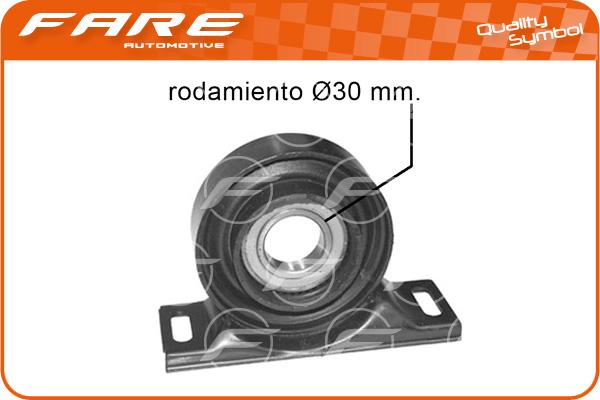 FARE SA 2607 - Подшипник карданного вала, центральная подвеска autospares.lv