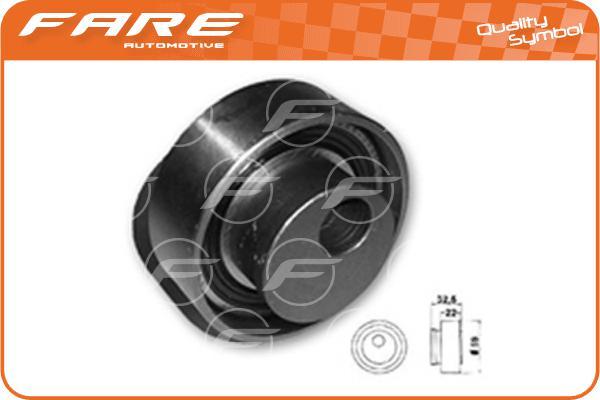 FARE SA 21918 - Натяжной ролик, зубчатый ремень ГРМ autospares.lv