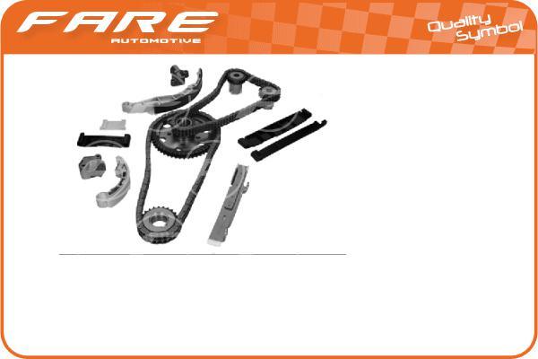 FARE SA 28988 - Комплект цепи привода распредвала autospares.lv