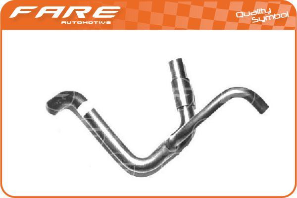 FARE SA 22769 - Шланг радиатора autospares.lv