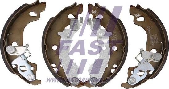 Fast FT30048 - Комплект тормозных колодок, барабанные autospares.lv