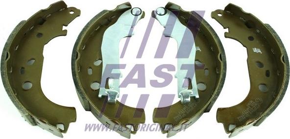 Fast FT30069 - Комплект тормозных колодок, барабанные autospares.lv