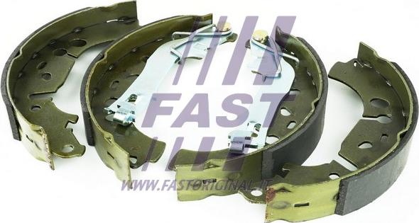 Fast FT30061 - Комплект тормозных колодок, барабанные autospares.lv