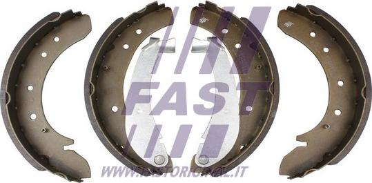 Fast FT30009 - Комплект тормозных колодок, барабанные autospares.lv