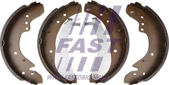 Fast FT30005 - Комплект тормозных колодок, барабанные autospares.lv