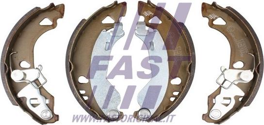 Fast FT30006 - Комплект тормозных колодок, барабанные autospares.lv