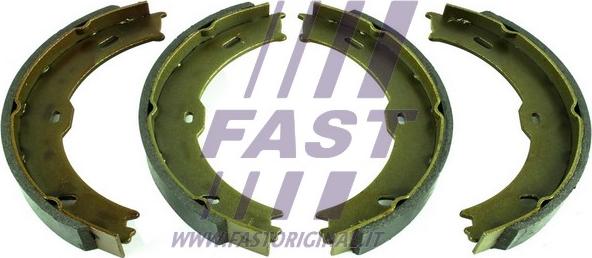 Fast FT30036 - Комплект тормозных колодок, барабанные autospares.lv