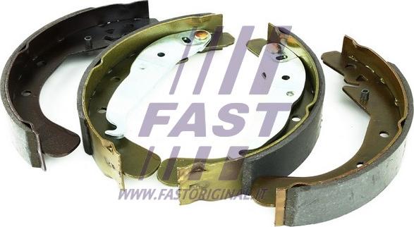 Fast FT30074 - Комплект тормозных колодок, барабанные autospares.lv