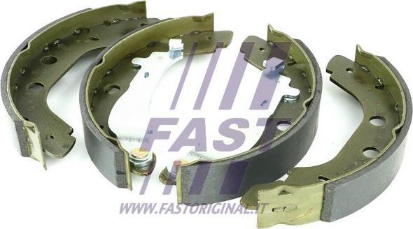 Fast FT30076 - Комплект тормозных колодок, барабанные autospares.lv