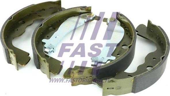 Fast FT30078 - Комплект тормозных колодок, барабанные autospares.lv
