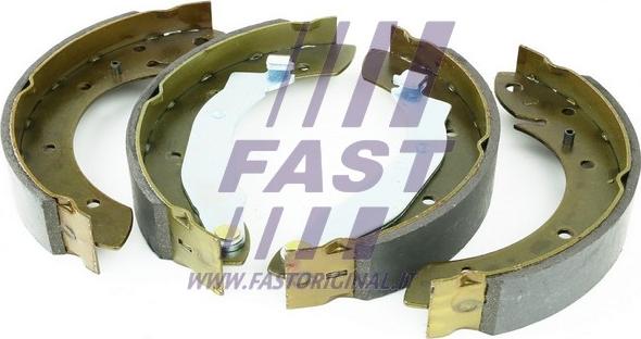 Fast FT30073 - Комплект тормозных колодок, барабанные autospares.lv