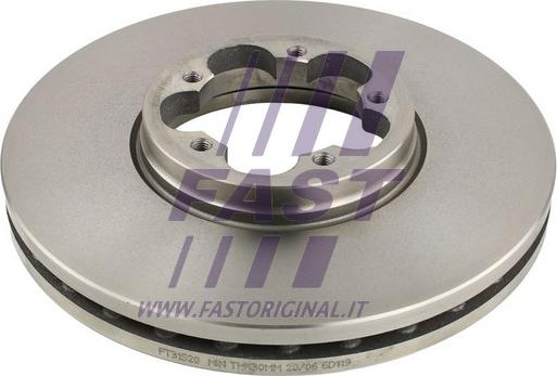 Fast FT31520 - Тормозной диск autospares.lv