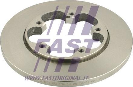 Fast FT31521 - Тормозной диск autospares.lv