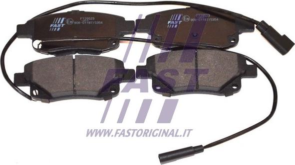 Fast FT29523 - Тормозные колодки, дисковые, комплект autospares.lv