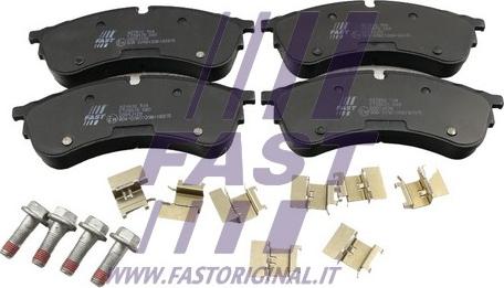 Fast FT29576 - Тормозные колодки, дисковые, комплект autospares.lv