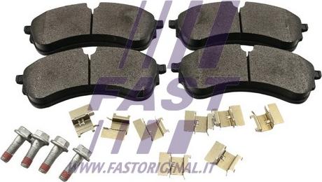 Fast FT29576 - Тормозные колодки, дисковые, комплект autospares.lv