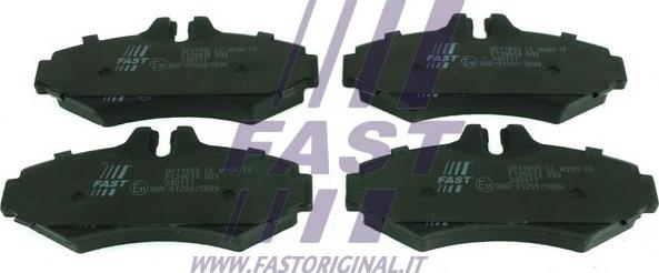 Fast FT29014 - Тормозные колодки, дисковые, комплект autospares.lv