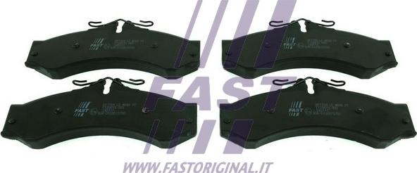 Fast FT29015 - Тормозные колодки, дисковые, комплект autospares.lv