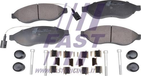 Fast FT29155 - Тормозные колодки, дисковые, комплект autospares.lv