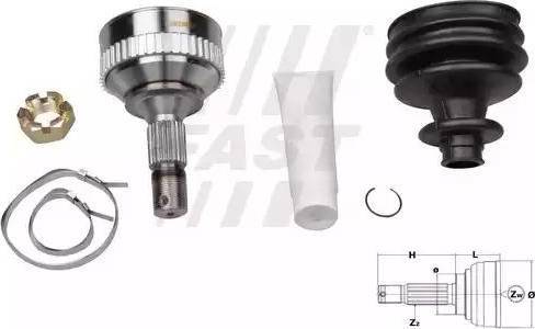 Euro Driveline PG175A - Приводной вал autospares.lv