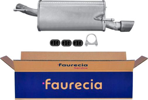 Faurecia FS40473 - Глушитель выхлопных газов, конечный autospares.lv