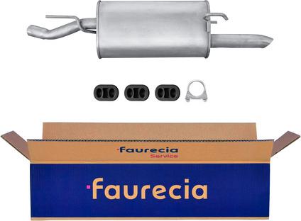 Faurecia FS40535 - Глушитель выхлопных газов, конечный autospares.lv