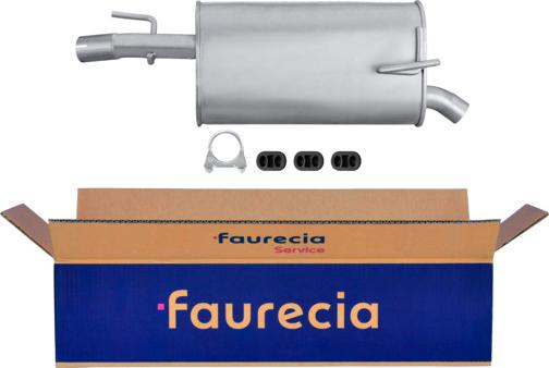 Faurecia FS40642 - Глушитель выхлопных газов, конечный autospares.lv