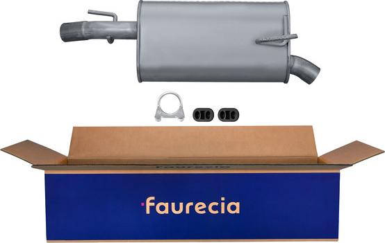 Faurecia FS40660 - Глушитель выхлопных газов, конечный autospares.lv