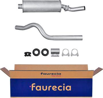 Faurecia FS40009 - Средний глушитель выхлопных газов autospares.lv