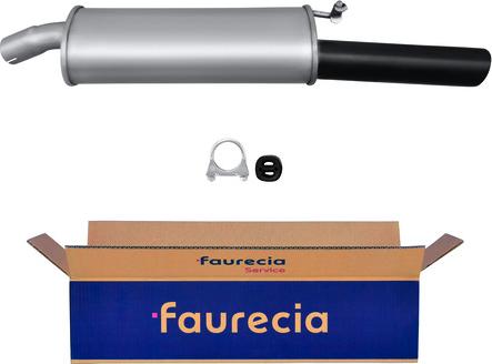 Faurecia FS40034 - Глушитель выхлопных газов, конечный autospares.lv