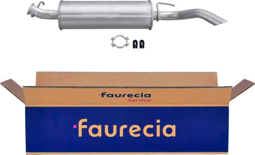 Faurecia FS55057 - Глушитель выхлопных газов, конечный autospares.lv