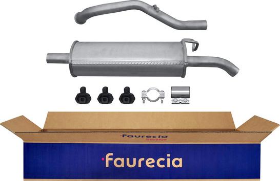 Faurecia FS55017 - Глушитель выхлопных газов, конечный autospares.lv