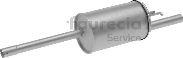 Faurecia FS55248 - Глушитель выхлопных газов, конечный autospares.lv