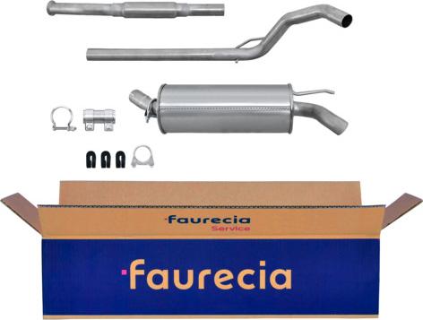 Faurecia FS55747 - Глушитель выхлопных газов, конечный autospares.lv