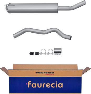 Faurecia FS55739 - Средний глушитель выхлопных газов autospares.lv