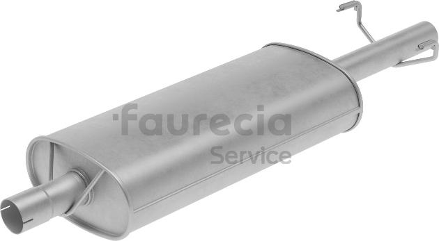 Faurecia FS50306 - Глушитель выхлопных газов, конечный autospares.lv