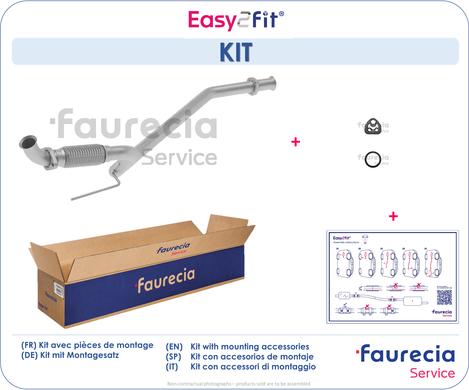 Faurecia FS50308 - Труба выхлопного газа autospares.lv