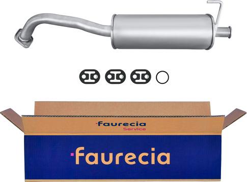 Faurecia FS53057 - Глушитель выхлопных газов, конечный autospares.lv