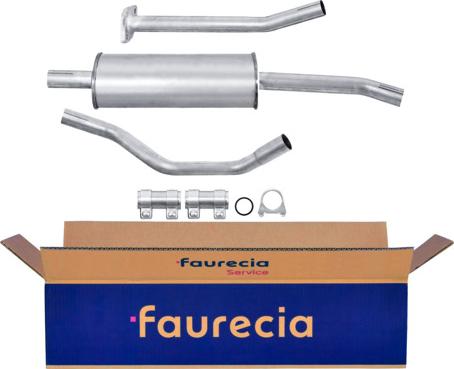 Faurecia FS53343 - Средний глушитель выхлопных газов autospares.lv