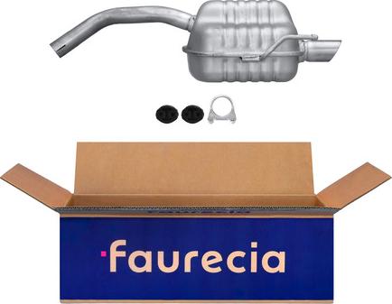 Faurecia FS01134 - Глушитель выхлопных газов, конечный autospares.lv