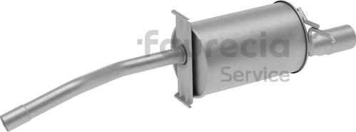 Faurecia FS16006 - Глушитель выхлопных газов, конечный autospares.lv