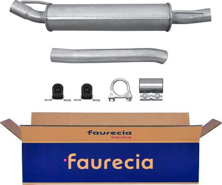 Faurecia FS80149 - Глушитель выхлопных газов, конечный autospares.lv