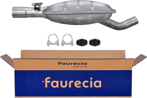 Faurecia FS80124 - Средний глушитель выхлопных газов autospares.lv