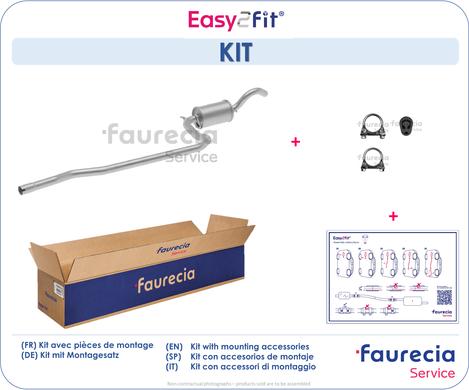 Faurecia FS30633 - Предглушитель выхлопных газов autospares.lv