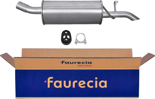 Faurecia FS30053 - Глушитель выхлопных газов, конечный autospares.lv